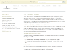 Tablet Screenshot of ansonmillsdirecttochefs.com
